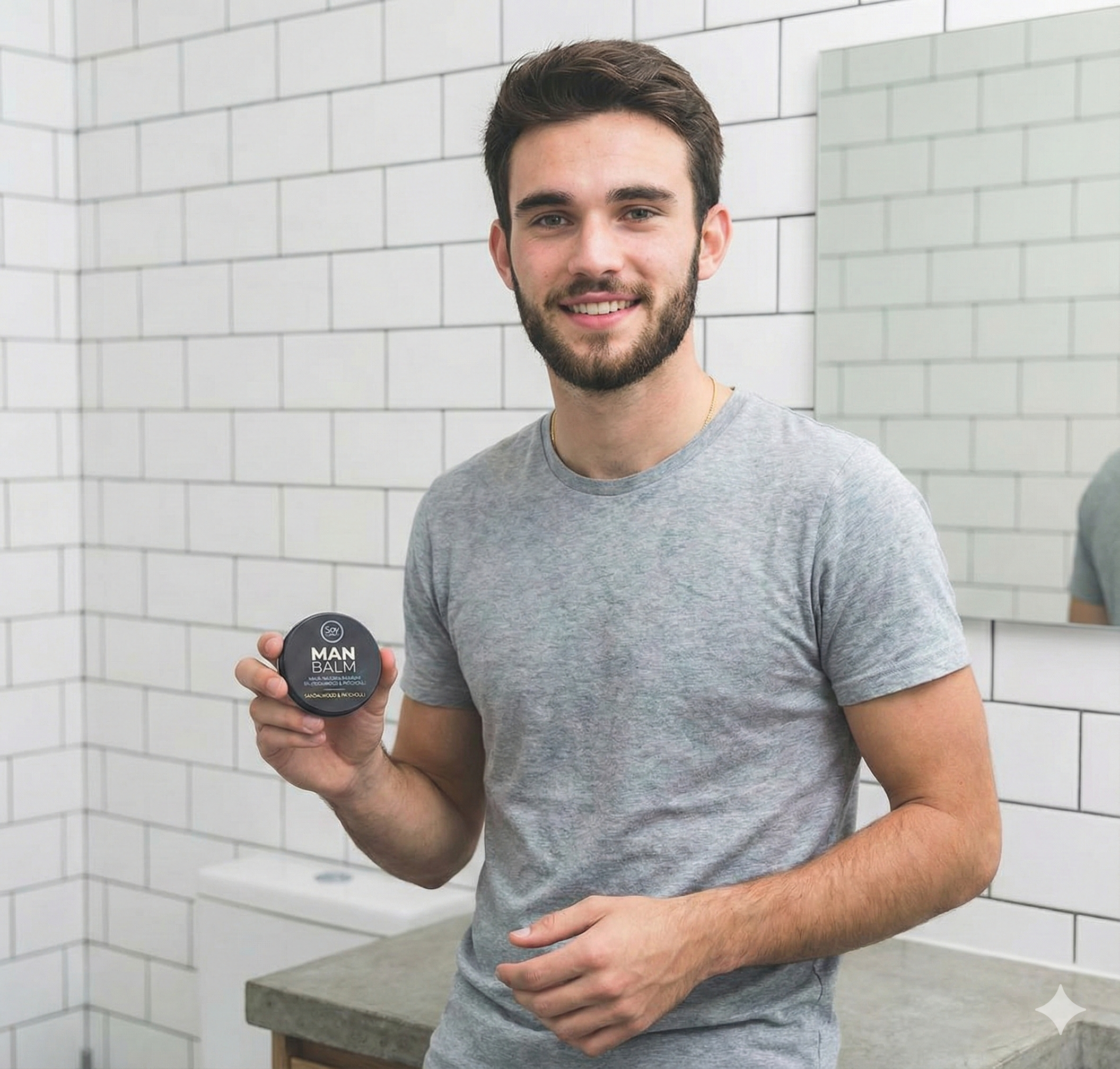 Männerbalsam mit Sandelholz + Patschuli