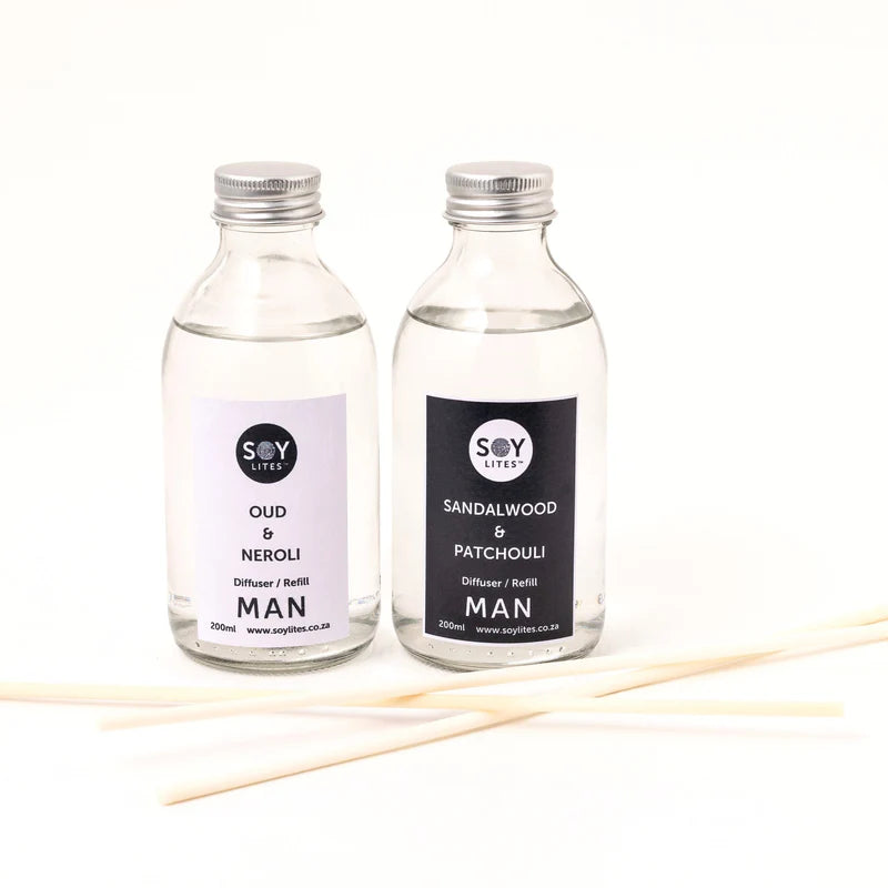 Sandelholz &amp; Patschuli – Nachfüllpackung für Herren-Diffusor, 200 ml, zum Aktionspreis